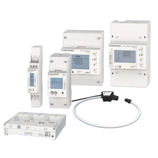 Wirkenergiezähler und Impulskonzentratoren