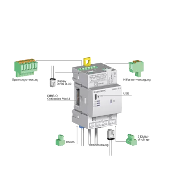 DIRIS B - Messung, Verwaltung und Analyse der Energie - EXPLODED_VIEW_EXT