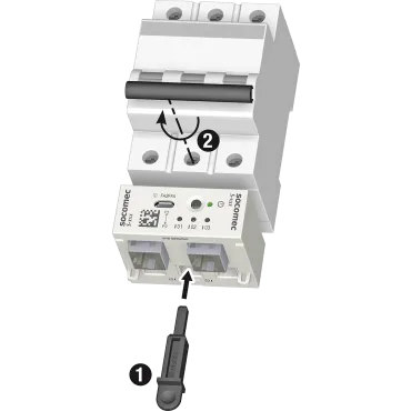 Schienenmontage – Leitungsschutzschalter - Messung, Verwaltung und Analyse der Energie - PRODUCT_MAIN_PICTURE2_EXT